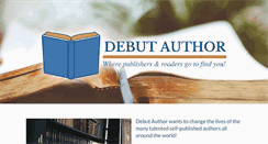 Desktop Screenshot of debutauthor.com